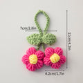 Handmade Crochet Lily of the Valley Flower Keychain Flower Keychain Nixie S16