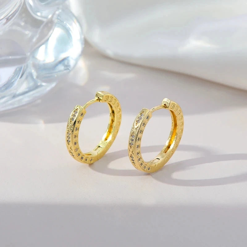 Colorful Circular Drop Earrings – 14K Gold Plated Women's Drop Earrings Nixie XL1553-45