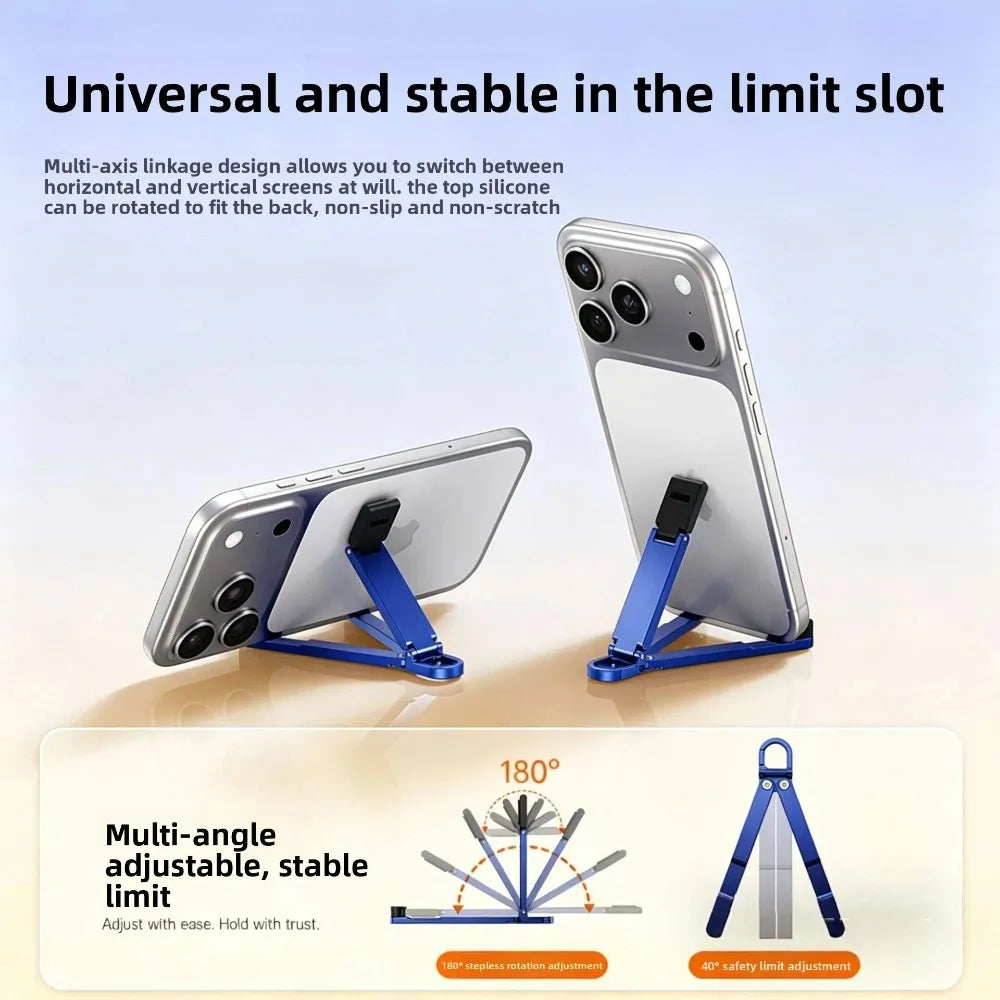 Portable Mini Keychain Phone Stand – Folding ABS Holder Phone Stand Nixie