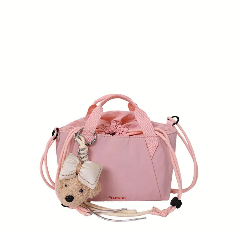 Korean Mini Crossbody Bucket Bag – Nylon Women's Handbag Crossbody Bucket Bag Nixie