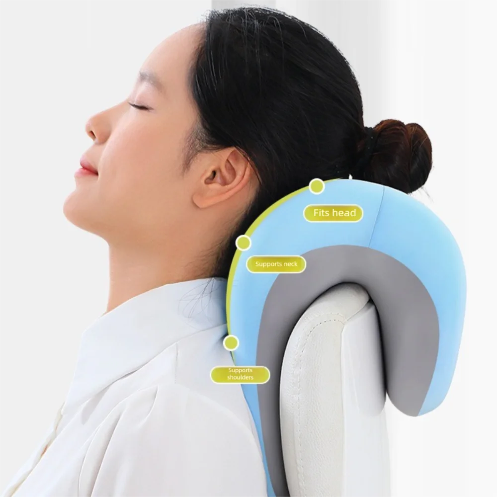 Memory Foam Nap Pillow – Ergonomic Neck Support for Desk & Travel