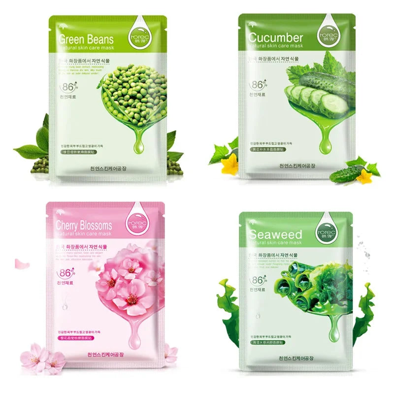 HanChan Plant Facial Mask – Moisturizing & Oil Control 30g Facial Sheet Mask Nixie Honey