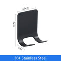 No-Drill Wall Razor & Shaver Holder – Bathroom Hook Organizer Bathroom Hook Holder Nixie stainless steel-1