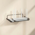 No-Drill Stainless Steel Wall-Mounted Router & WiFi Shelf Wall Storage Shelf Nixie black