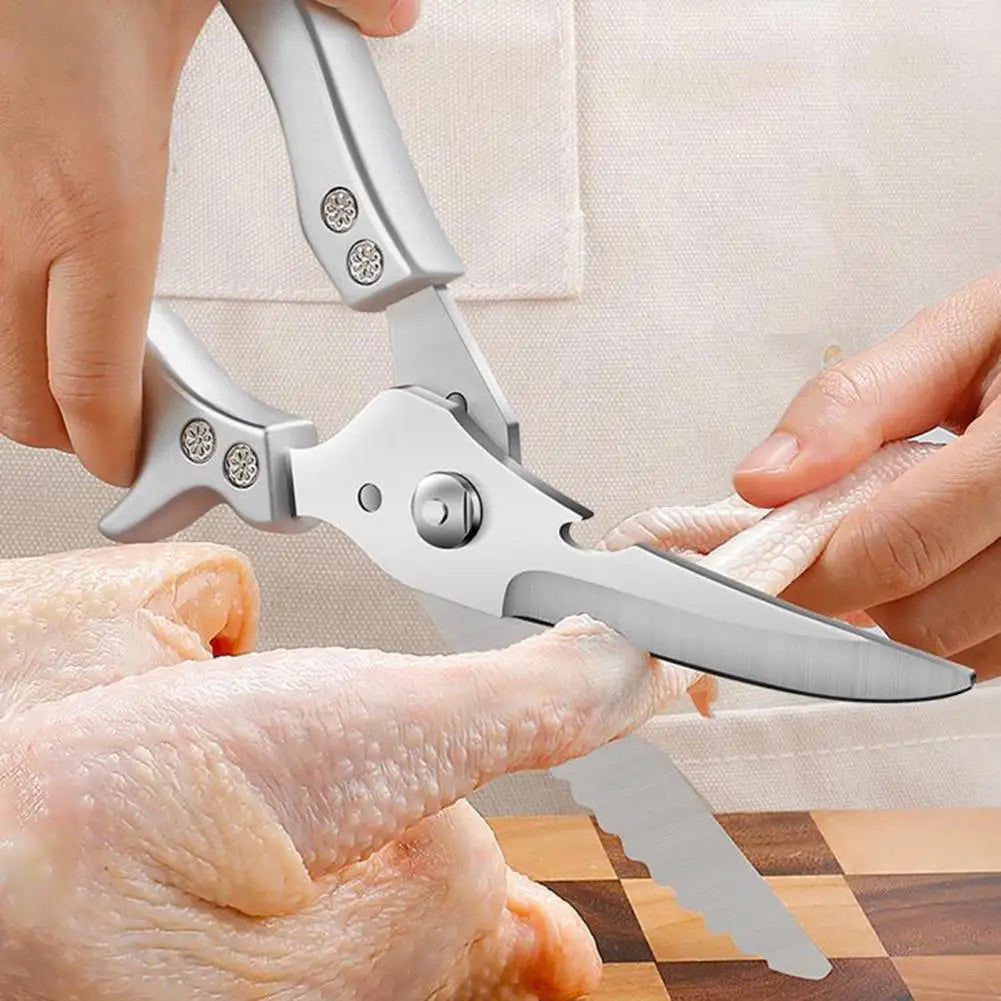 4-in-1 Heavy-Duty Poultry Shears Stainless Steel Kitchen Scissors Poultry Kitchen Shears Nixie