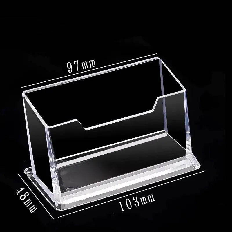 Acrylic Business Card Holder Clear Desktop Display Stand Business Card Holder Nixie