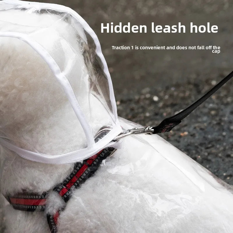 Transparent Waterproof Dog Raincoat – 7 Sizes | Nixie Dog Raincoat Nixie