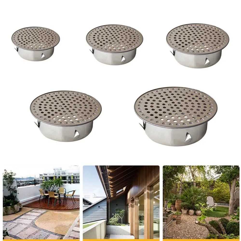 304 Stainless Steel Round Gutter Guard Drain Mesh Cover Gutter Guard Drain Cover Nixie