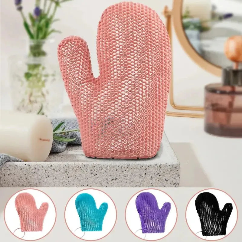 Honeycomb TPU Exfoliating Shower Glove – Quick-Dry Scrubber Exfoliating Shower Glove Nixie