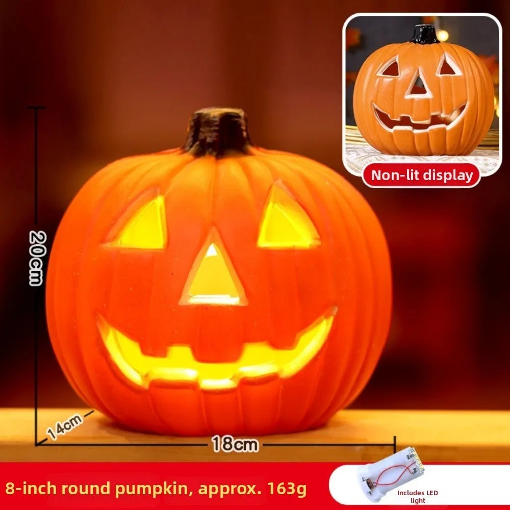 Halloween Pumpkin LED Lantern Lights – Funny Face Decor