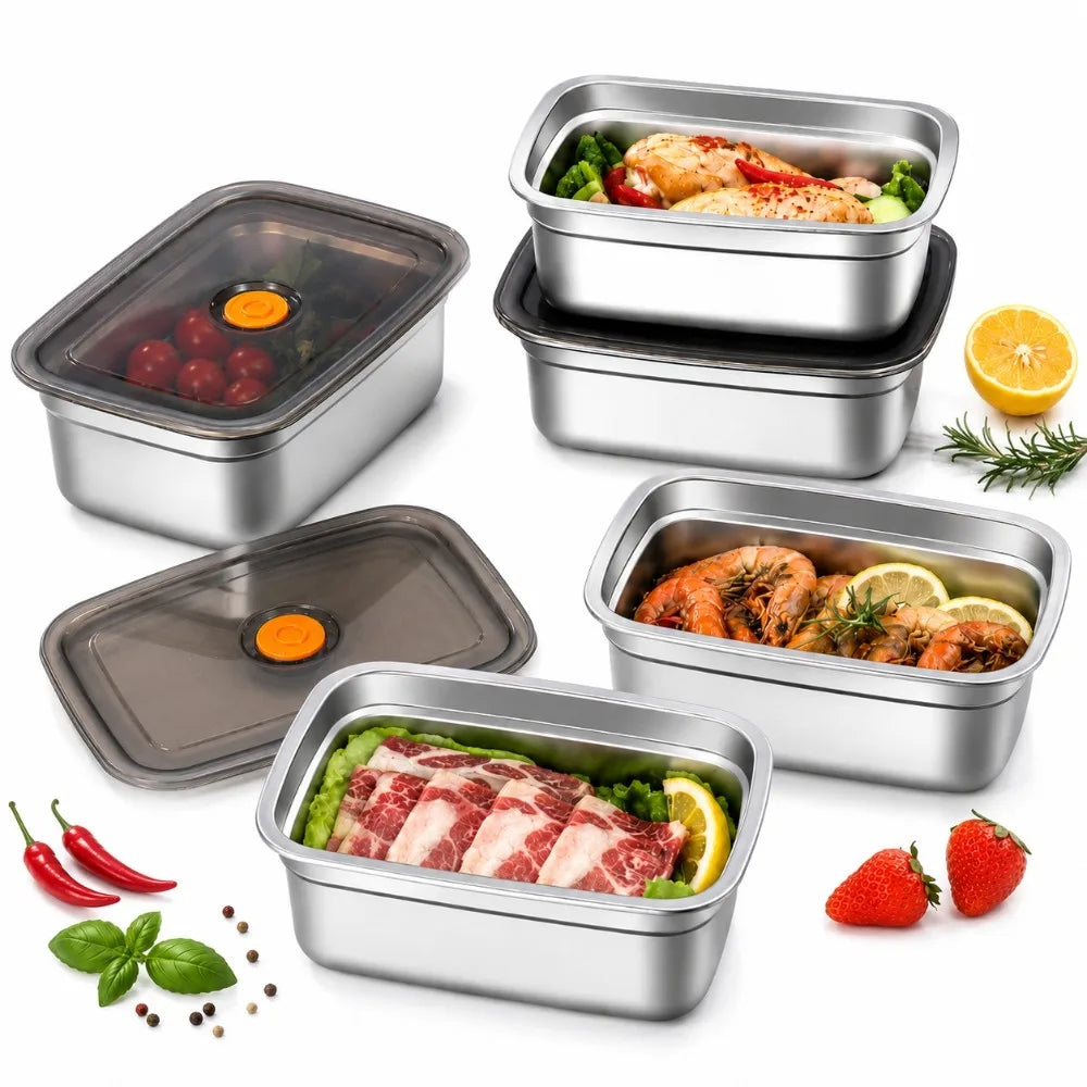 Stainless Steel Bento Box – Leak-Proof Lunch Container Stainless Steel Bento Box Nixie