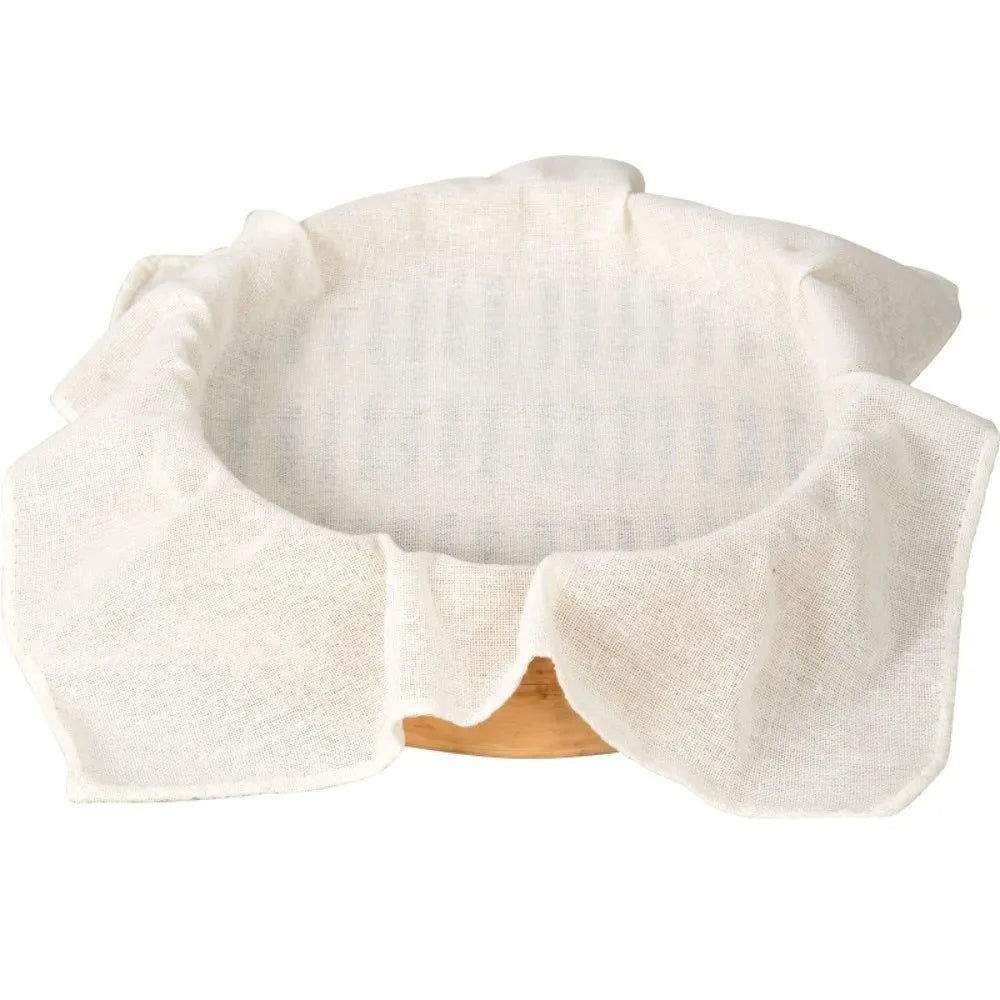 Reusable Organic Cotton Cheesecloth Strainer – Grade 90, 2 Sizes Gauze Filter Cloth Nixie