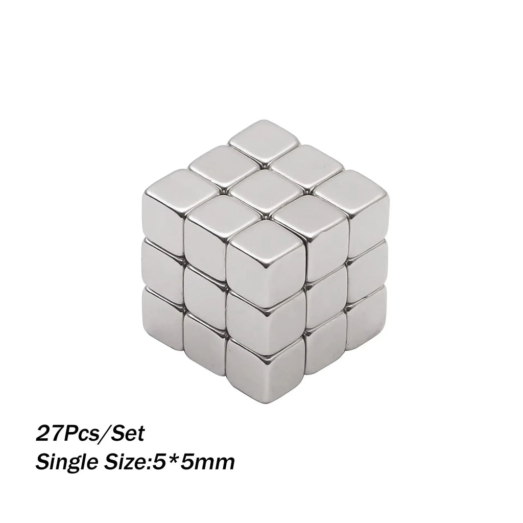 27pcs Cat Eye Magnet Cube Set – 9D/5D Nail Gel Polish Tool Nail Art Tool Nixie 27pcs