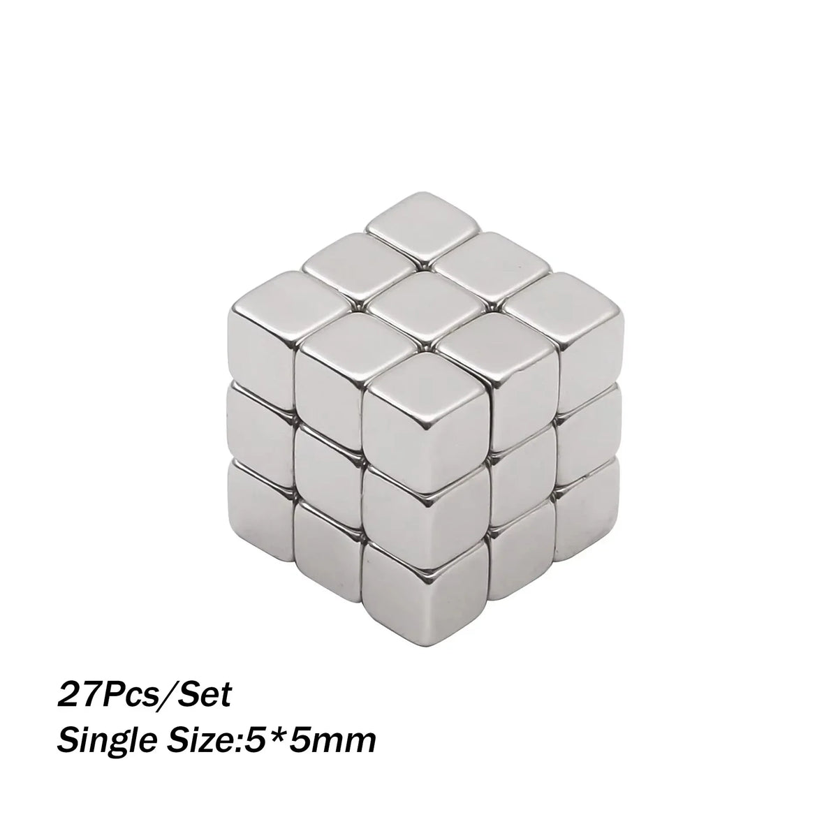 27pcs Cat Eye Magnet Cube Set – 9D/5D Nail Gel Polish Tool Nail Art Tool Nixie 27pcs