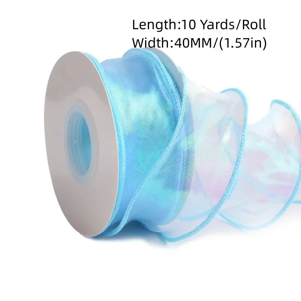 10 Yards Fishtail Yarn Bead Ribbon 40MM | DIY Craft & Gift Wrap