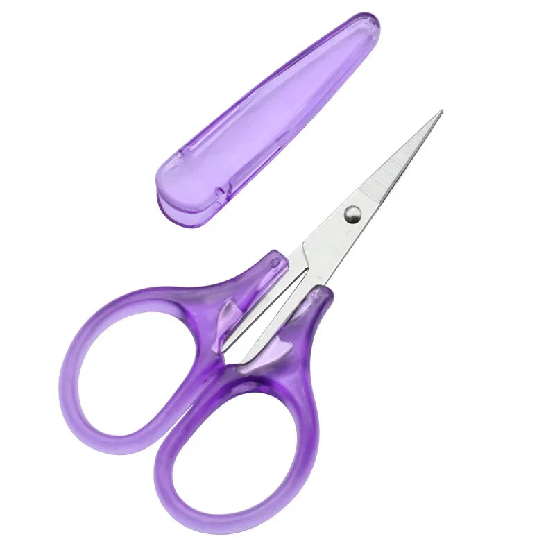 Stainless Steel Travel Craft Scissors – Precision Cutting Set Craft Scissors Set Nixie PURPLE