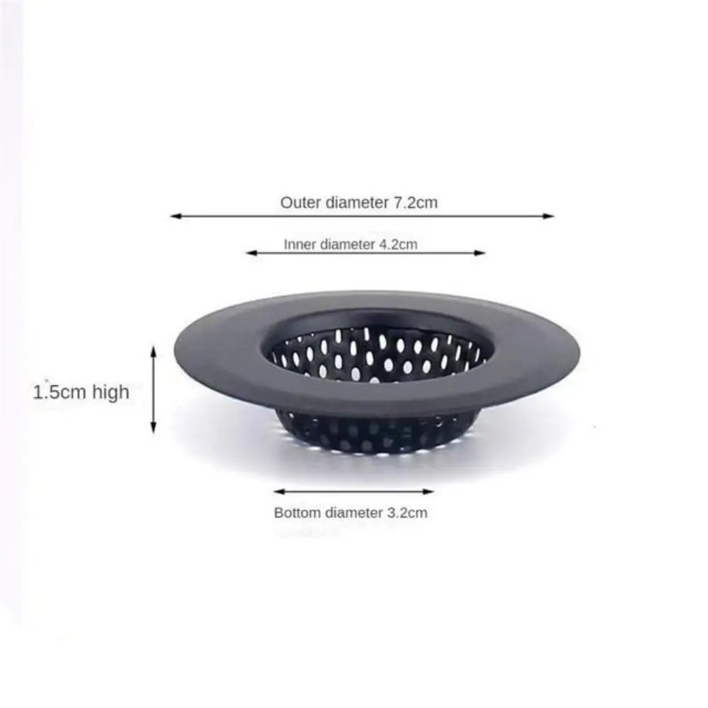 Stainless Steel Sink Strainer Black Drain Filter – Anti-Clog Mesh Sink Drain Strainer Nixie S