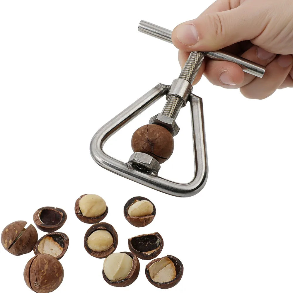 Nut Cracker & Kernel Opener – Macadamia & Walnut Tool