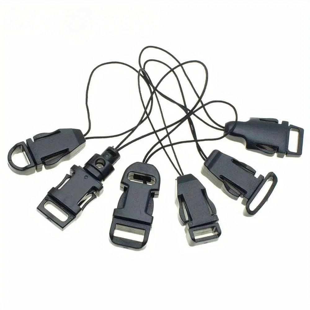 10-Pack Detachable Buckle Clips for ID Card Lanyards Lanyard Buckle Clips Nixie