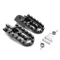 BMW GS Wide CNC Footpegs Black Aluminum R1300GS R1250GS F850GS Motorcycle Footpegs Nixie 1 set