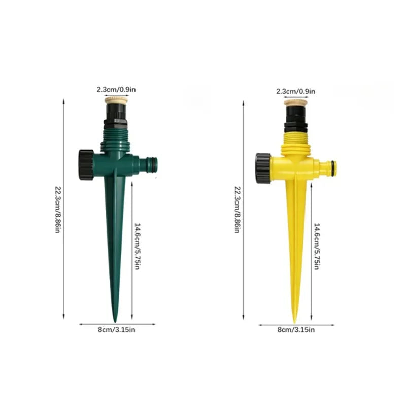 360° Adjustable Automatic Lawn Sprinkler Head | In-Ground
