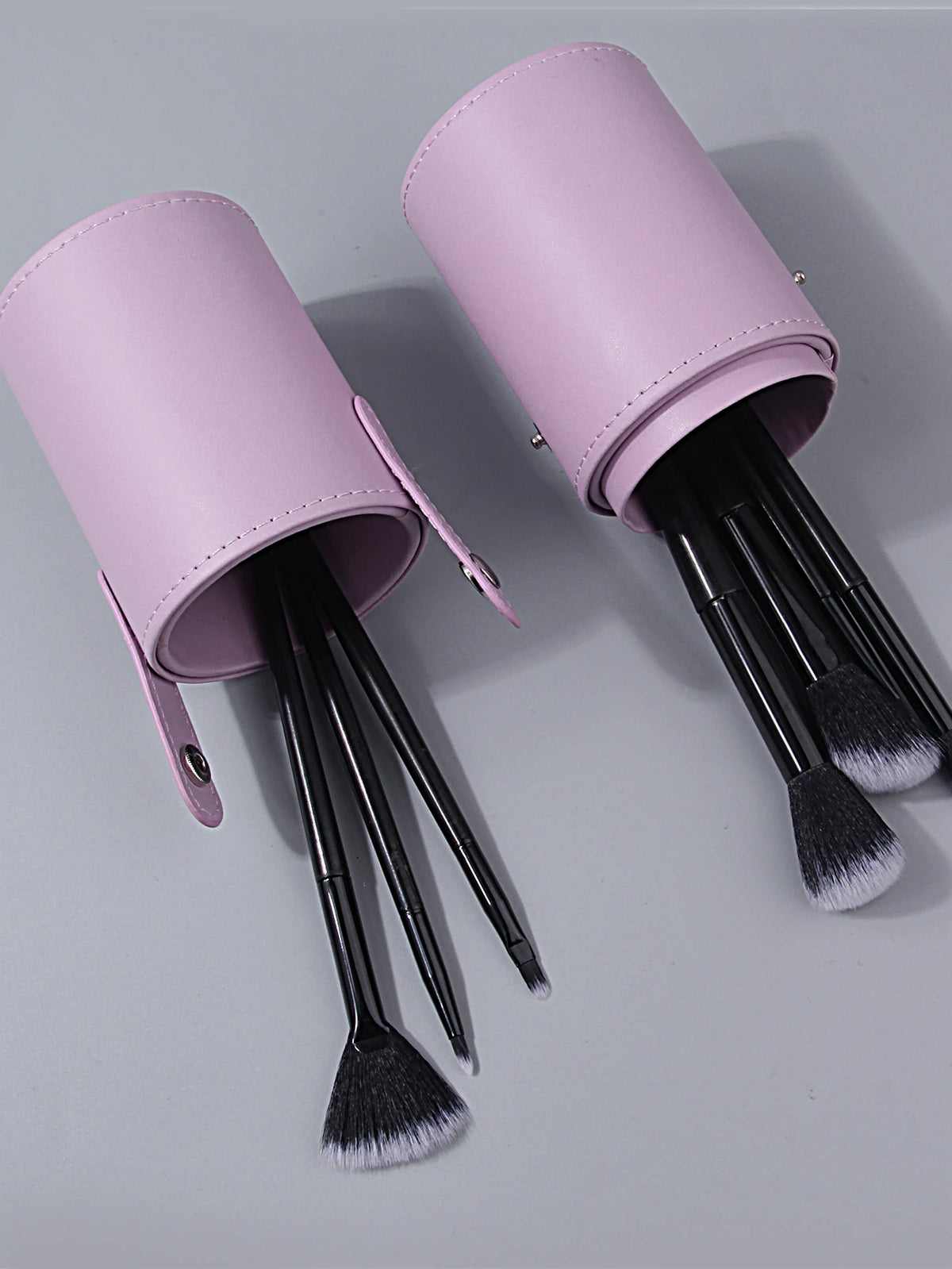 PU Leather Makeup Brush Holder – Large Capacity Organizer