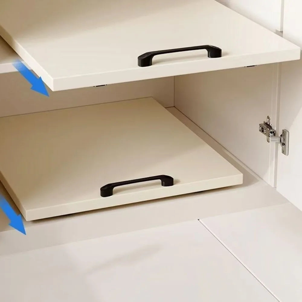 Under Sink Pull-Out Shelf No-Drill Slide-Out Cabinet Organizer Cabinet Organizer Shelf Nixie