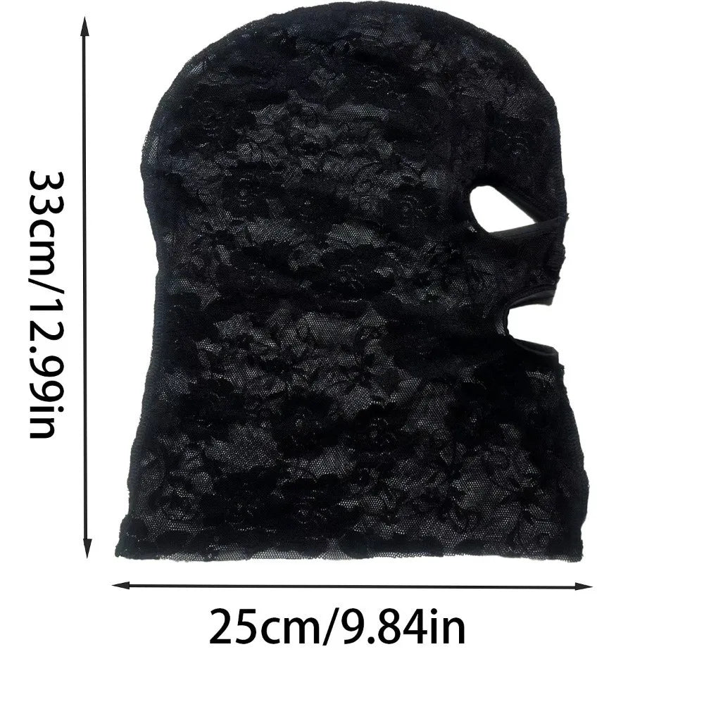 Full Face Lace Mask Halloween Cosplay Masquerade Party Adult Costume Party Mask Nixie
