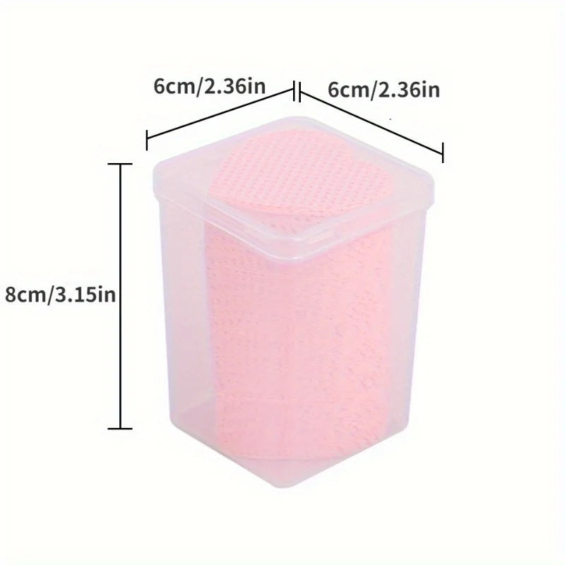 200Pcs Heart-Shaped Lint-Free Cotton Pads – Nail Cleaning Wipes Nail Cleaning Wipes Nixie