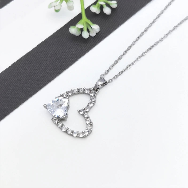 Elegant Copper & Steel Pendant Necklace for Women | Nixie Pendant Necklace Nixie