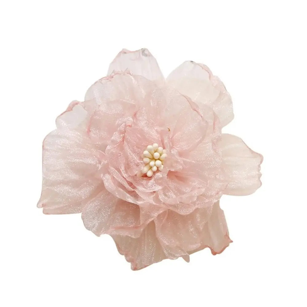 Organza Fabric Flower 75mm – Wedding & DIY Accessories Fabric Flower Applique Nixie