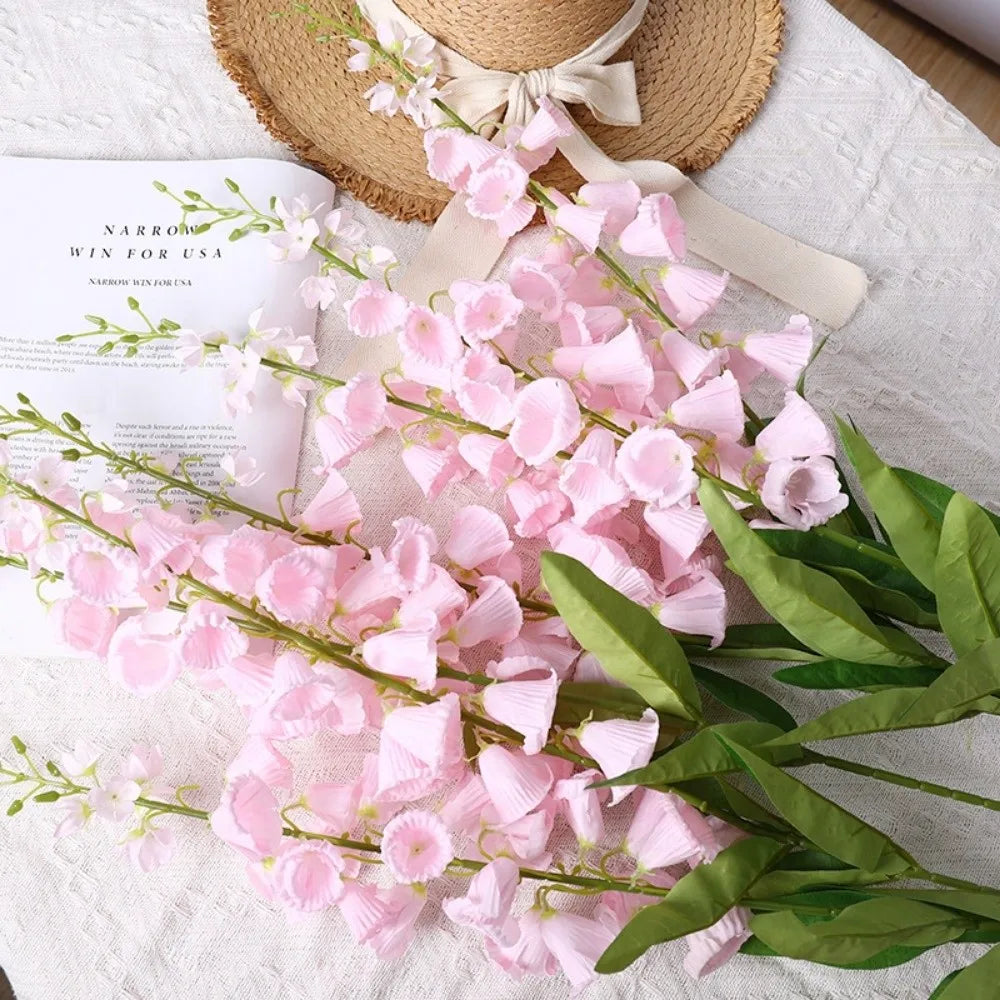 Long Stem Artificial Lily of the Valley Silk Flower 96cm Artificial Silk Flower Nixie