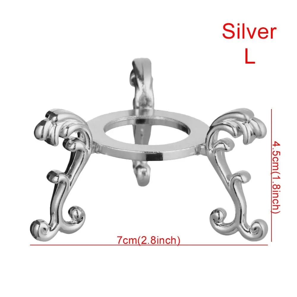 Crystal Ball Metal Base Stand – Sphere Display Holder