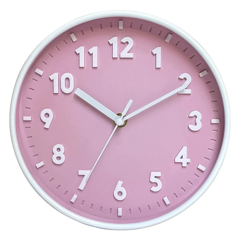 8-Inch Silent Round Wall Clock – Modern Home Décor Wall Clock Nixie