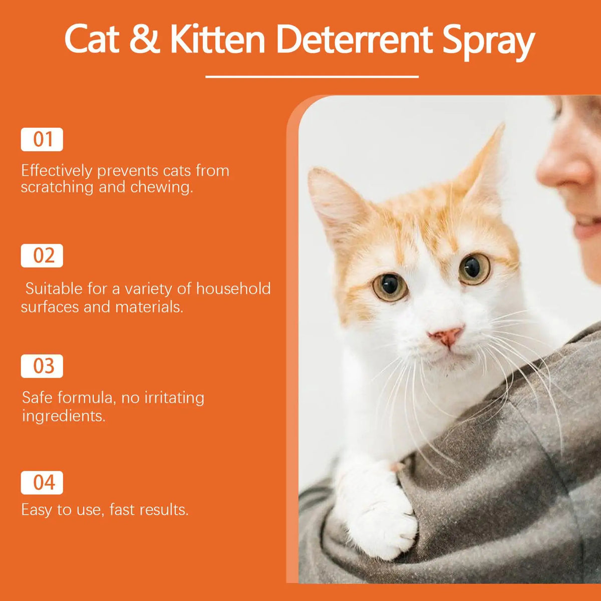Cat Scratch Deterrent Spray – 100ml Furniture Protector
