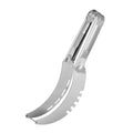 Stainless Steel Watermelon Slicer – Non-Slip Melon Cutter Fruit Slicer Tool Nixie silver