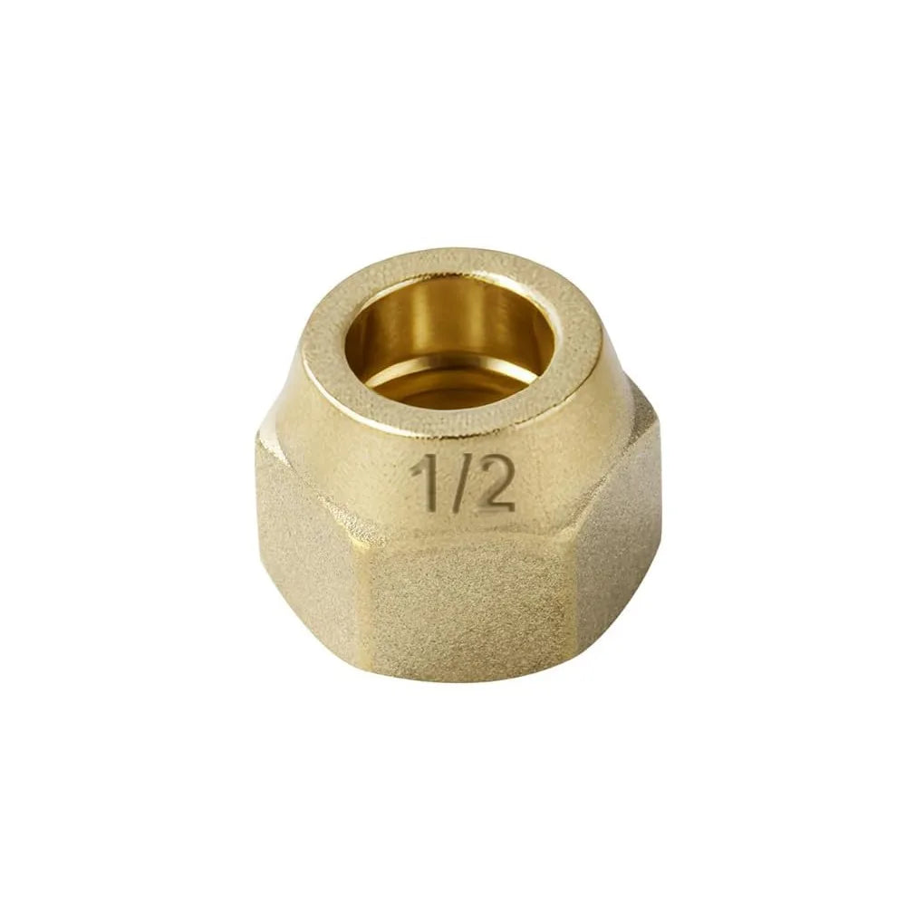 Brass Flare Nut Tube Fittings – 1/8" to 3/4" Sizes | Threaded Flare Tube Fitting Nixie 1-2-