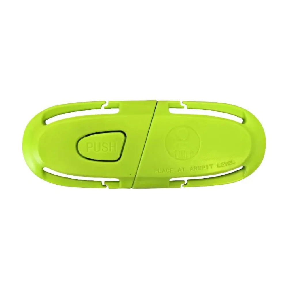 Child Car Seat Chest Harness Clip – Adjustable Safety Belt Car Seat Accessory Nixie Green