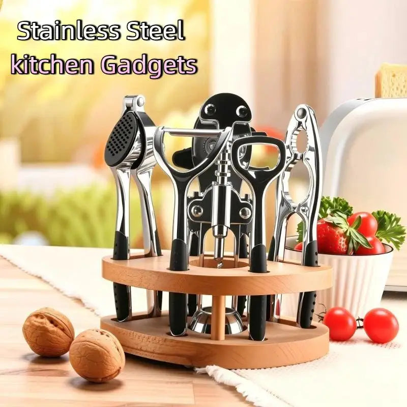 4-in-1 Stainless Steel Kitchen Opener Set – JETTING Kitchen Opener Set Nixie