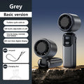 Portable Handheld Fan 100-Speed Foldable Rechargeable USB-C Handheld Portable Fan Nixie Regular gray