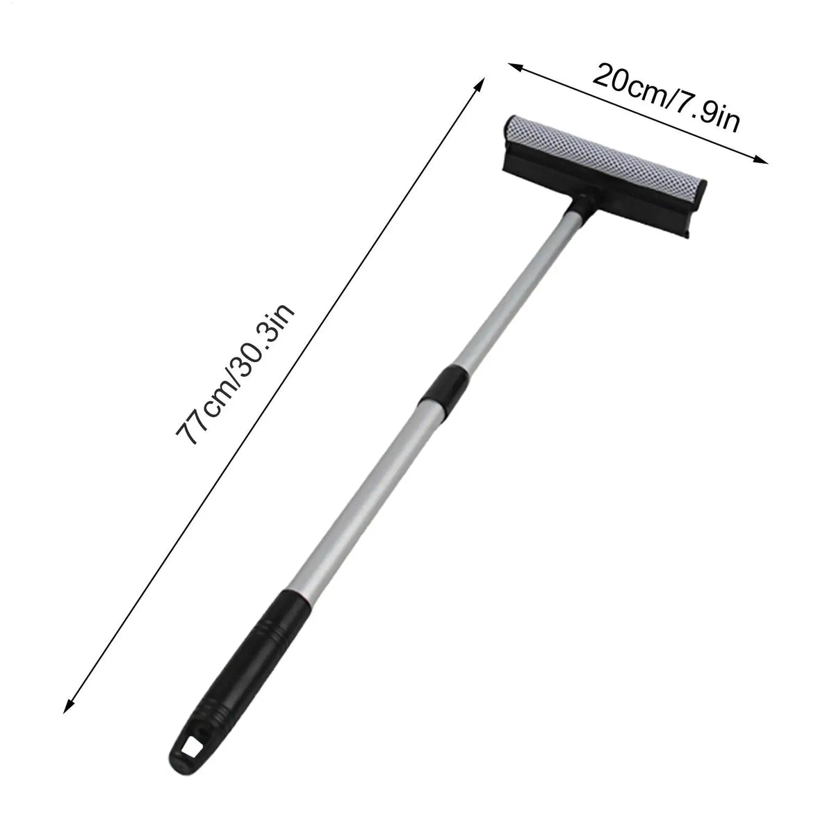 2-in-1 Retractable Window Squeegee & Cleaning Brush Window Squeegee Brush Nixie