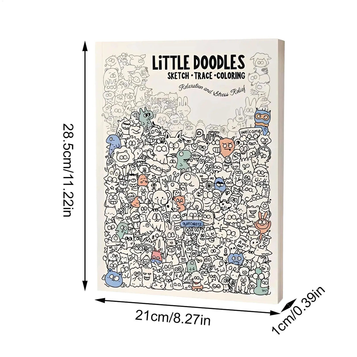 Adult Doodle Coloring Book – Creative Graffiti Art Pages Adult Coloring Book Nixie