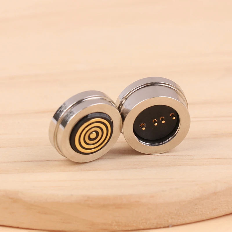4-Pin Magnetic Pogo Pin Connector – Waterproof 360° DC Magnetic Pogo Connector Nixie Default Title