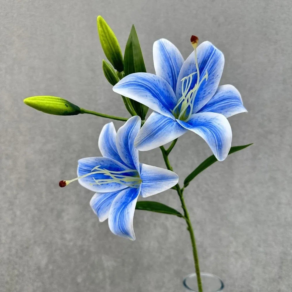 67cm Artificial Silk Lily Bouquet 2 Heads | Wedding Home Decor