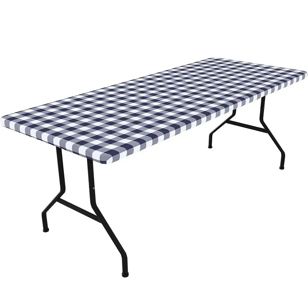 6FT Waterproof Spandex Stretch Tablecloth – Rectangle Table Cover