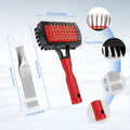 AC Condenser Fin Cleaning Brush Kit – 3-Piece Stainless Steel AC Fin Cleaning Kit Nixie Style B