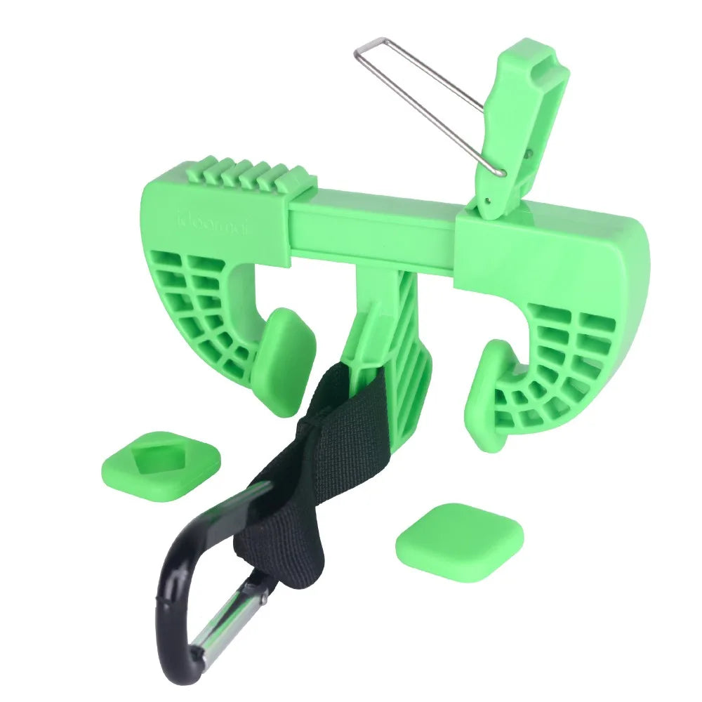 Portable Shoe Clip Hands-Free Backpack Sneaker Holder Shoe Carrier Clip Nixie Green