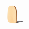 Minimalist Solid Wood Bookends – Anti-Slip Detachable Holders Wooden Bookends Nixie 18
