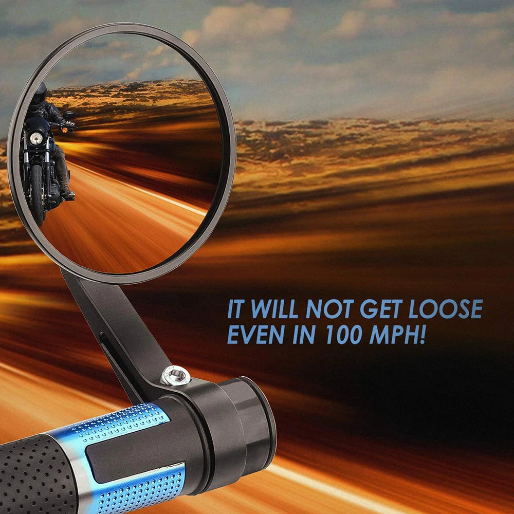 Universal CNC Bar End Mirrors – 7/8" 22mm Motorcycle Handlebar Motorcycle Bar End Mirrors Nixie