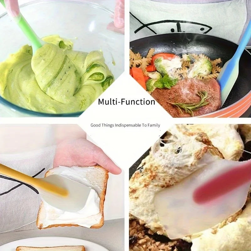 5-Piece Silicone Spoon Set – Non-Stick Heat-Resistant Utensils Silicone Kitchen Utensils Nixie
